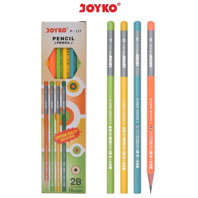 

Pencil / Pensil Joyko P-117 / 2B / 1 BOX 12 PCS