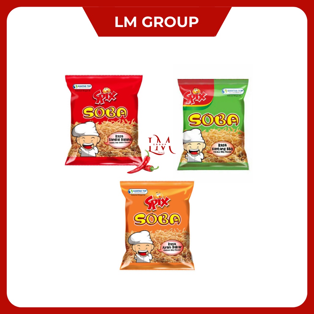 

Spix Soba Mie Ecer 1000 1 Pack Isi 10 pcs @16gr
