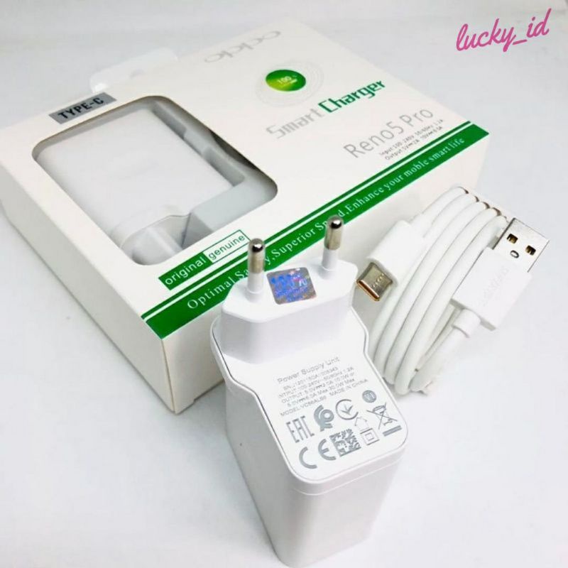 CHARGER OPPO RENO SUPER VOOC FAST CHARGING OPPO SUPER VOOC  MICRO/TYPE C