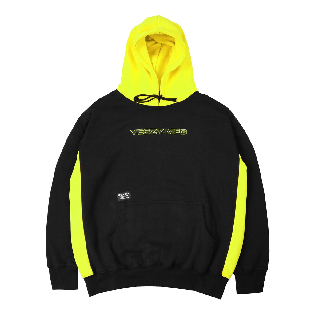 YESZY.MFG Crisis Combine Black Neon Hoodie