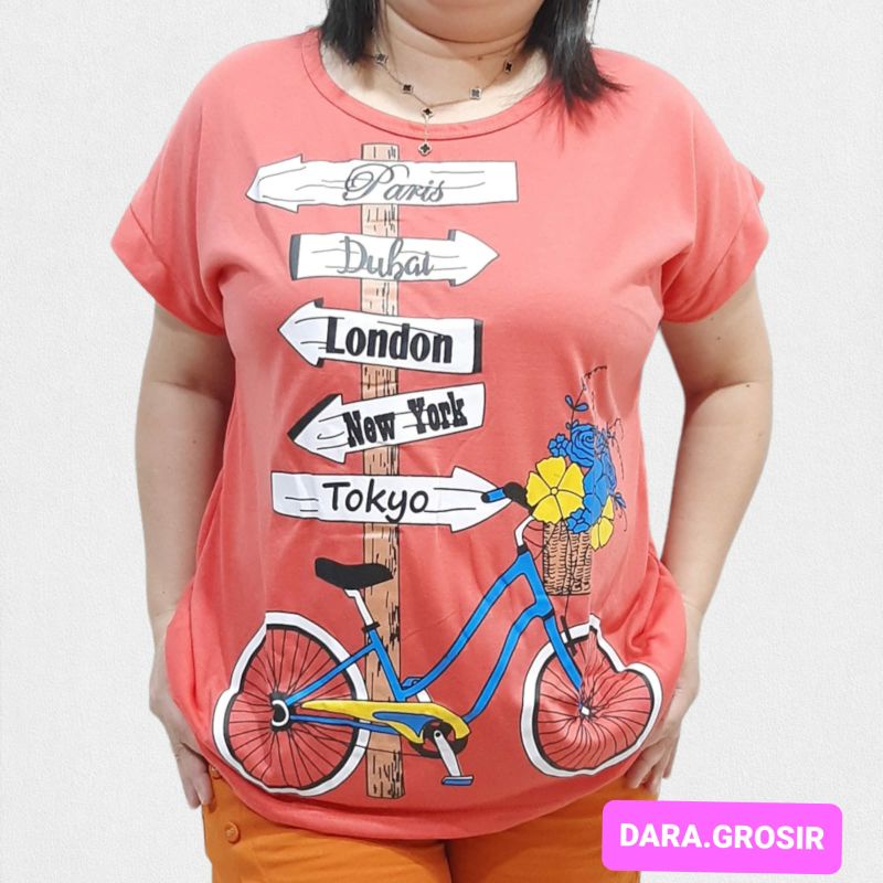 KAOS WANITA UKURAN BESAR JUMBO