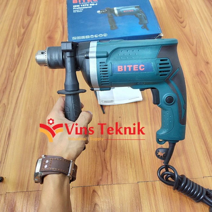 Mesin Bor Tembok Beton 13Mm Impact Drill Idm1370 Bitec Idm 1370