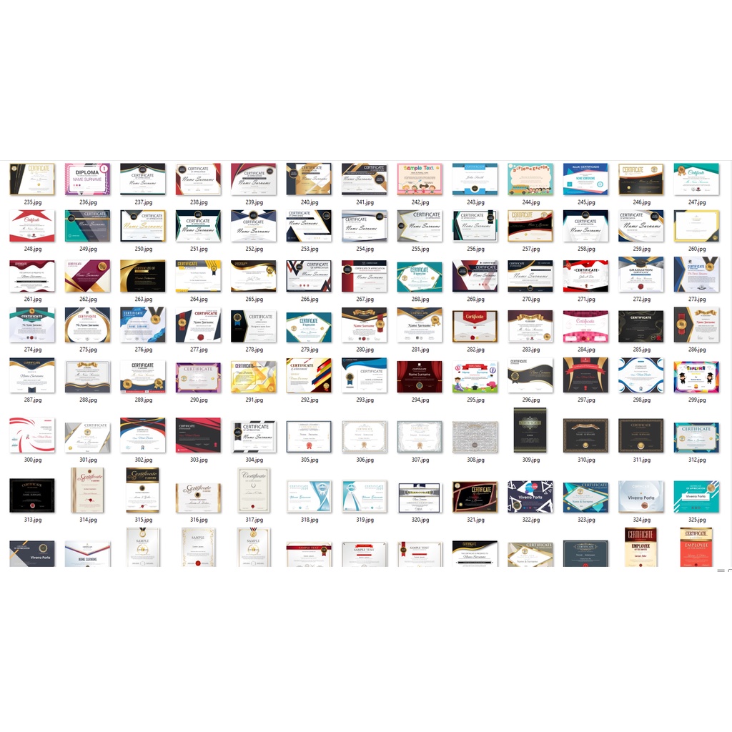 2000+ Certificate Designs Cdr File