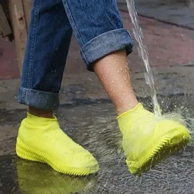 Waterproof Silicone Shoe Cover / Sarung Sepatu Silicone Anti Selip