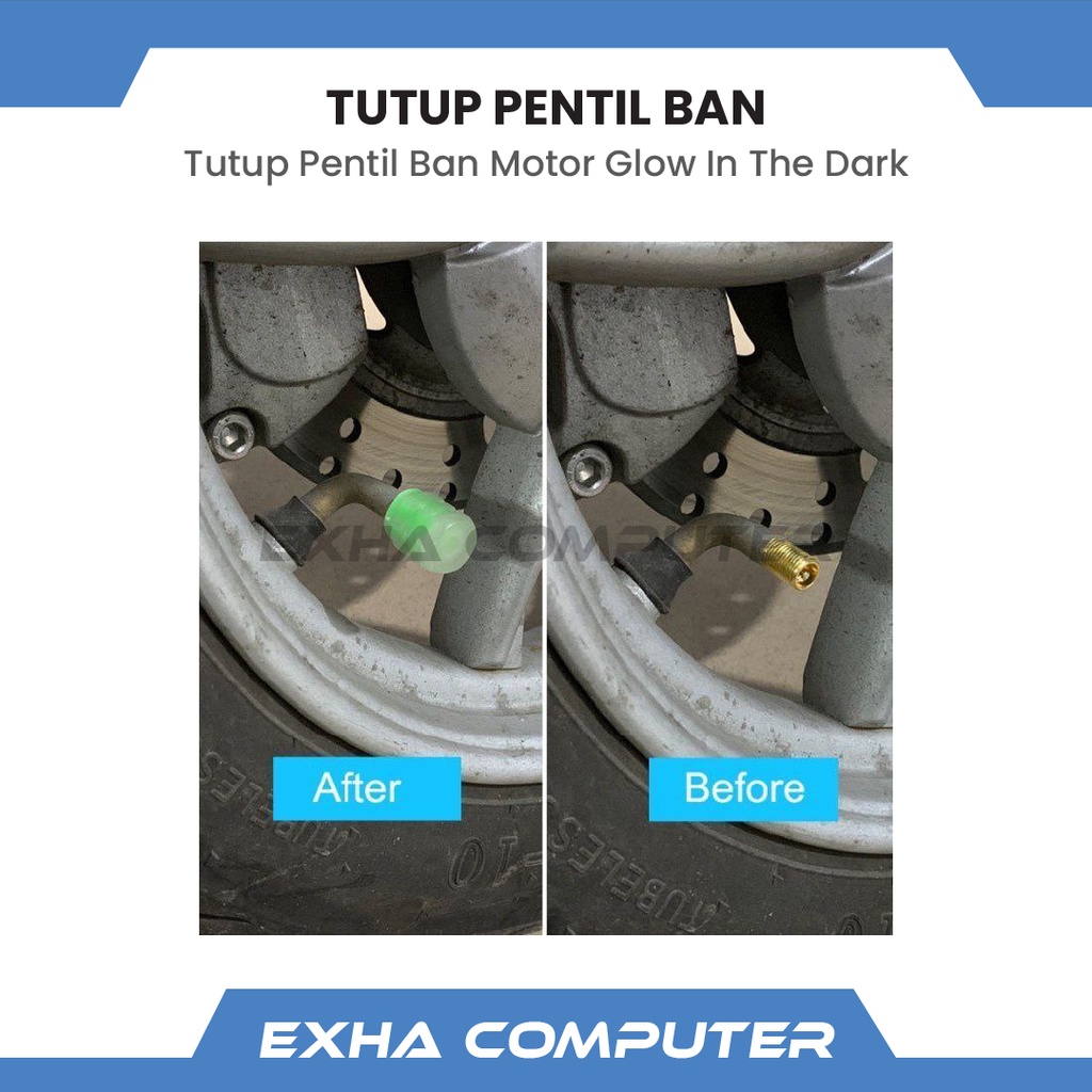 TUTUP PENTIL BAN GLOW IN THE DARK