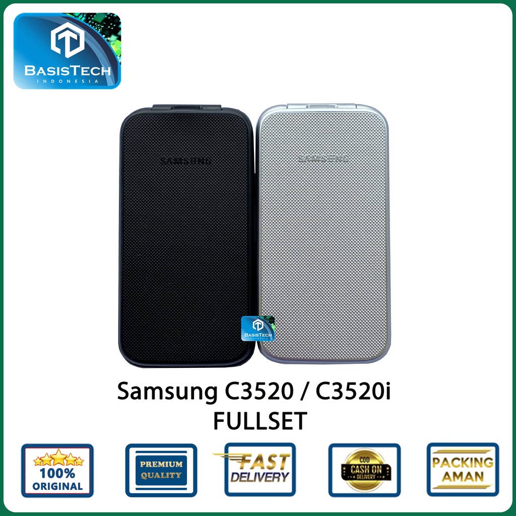 HOUSING CASING SAMSUNG C3520 C3520i FULLSET - BASISTECH ORIGINAL QUALITY