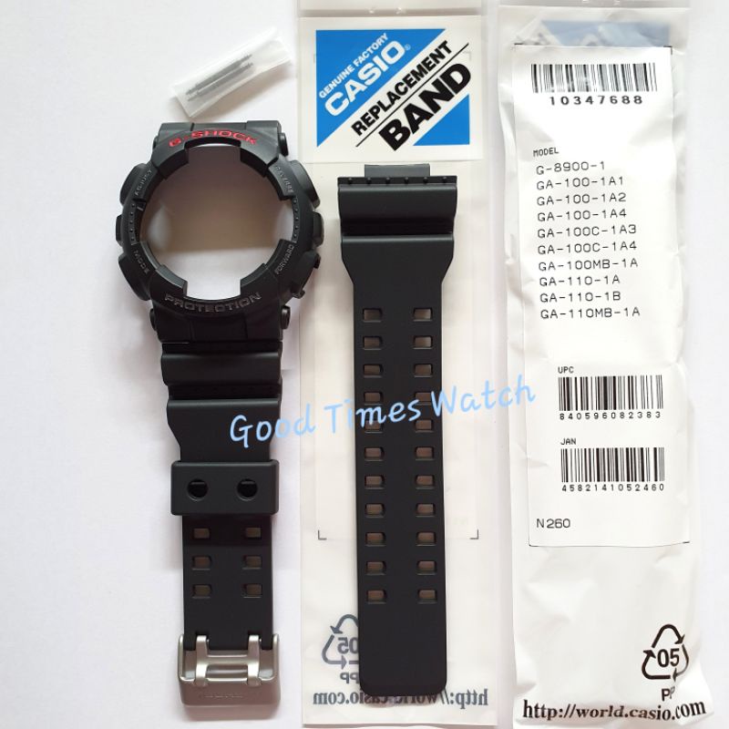 PAKET STRAP BEZEL G-SHOCK GD-100-1A GD 100 CASIO ORIGINAL