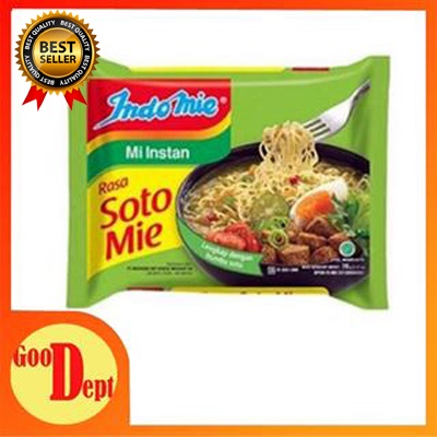 

INDOMIE SOTO MIE INSTAN 70 GRAM/MIE INSTAN RASA SOTO/MIE KUAH/INDOMIE KUAH/MIE REBUS KUAH