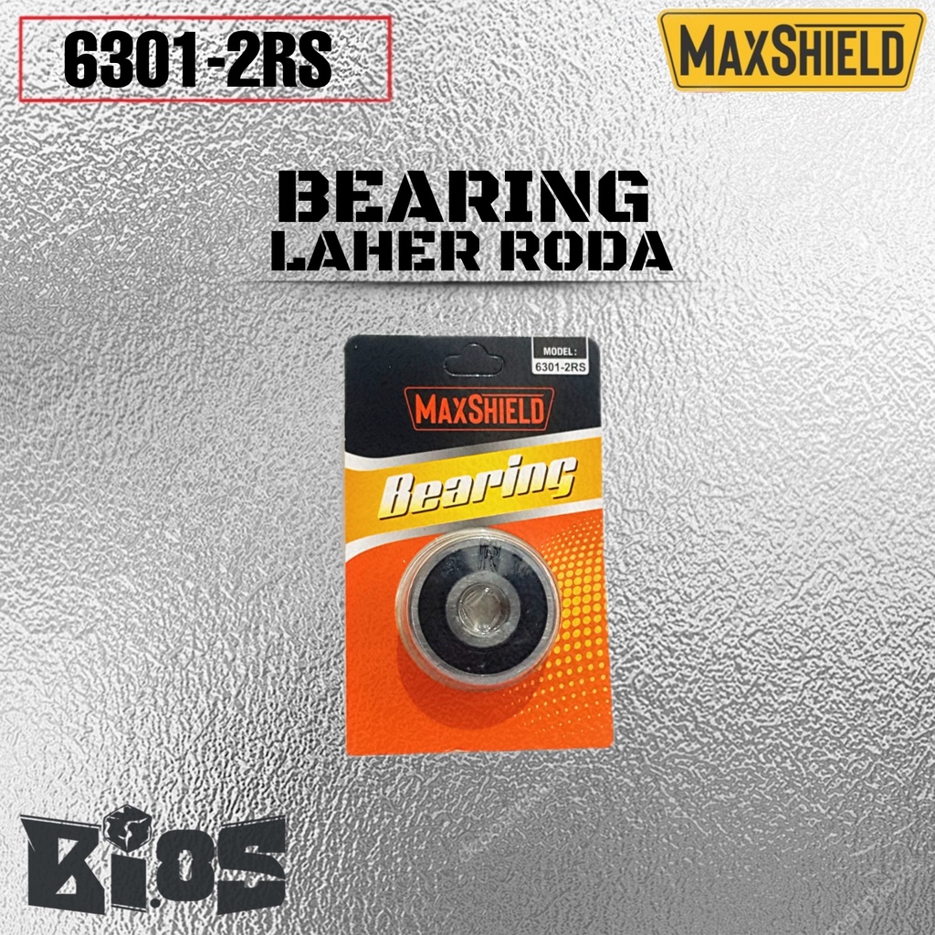 BEARING LAHER RODA 6300 6301 6302 TIPE (2RS) MERK MAXSHIELD