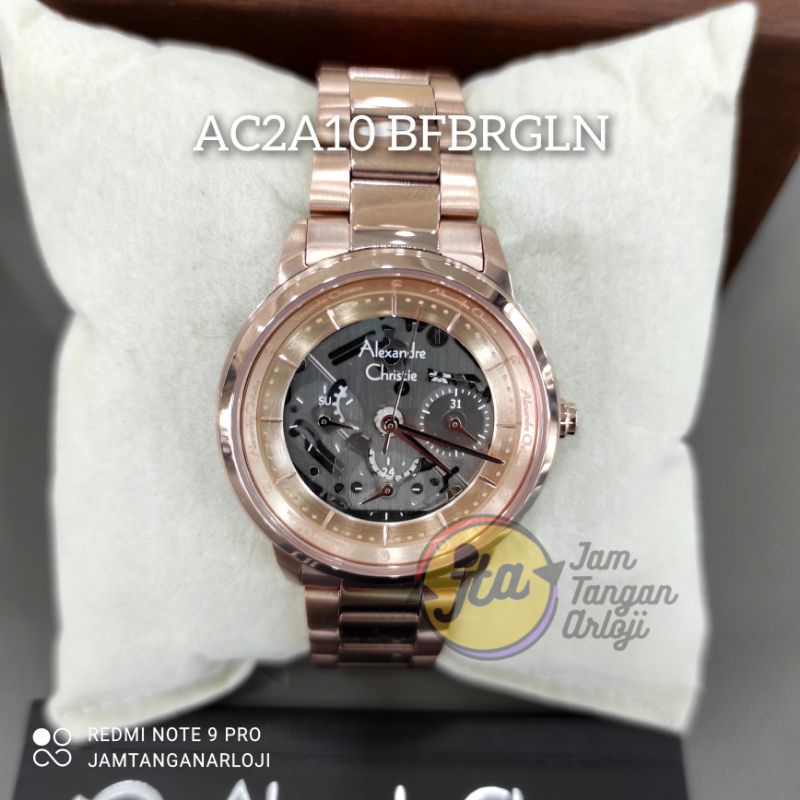 New Alexandre Christie AC2A10 Jam Tangan Wanita AC 2A10 Ori BFBRGLN