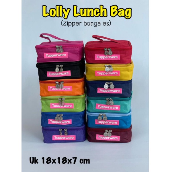 Lolly Emblem Karet Zipper bunga es