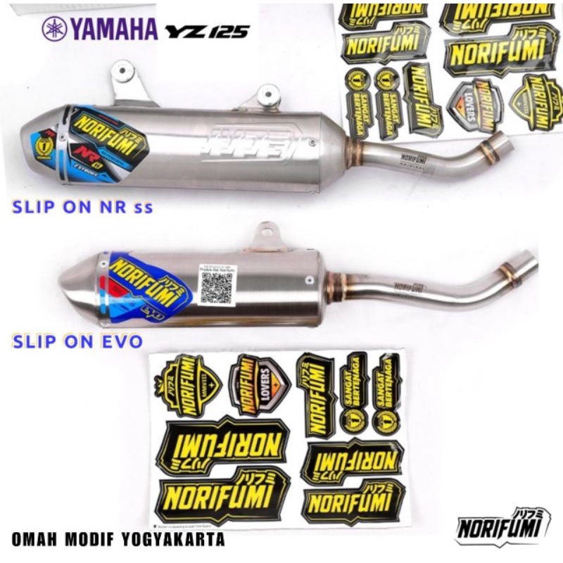 Slencer Knalpot Norifumi Build up Slip On TS NINJA F1 KTM YZ NR ss EVO GTX 2 Tak Evo YZ 125 TS 125 O
