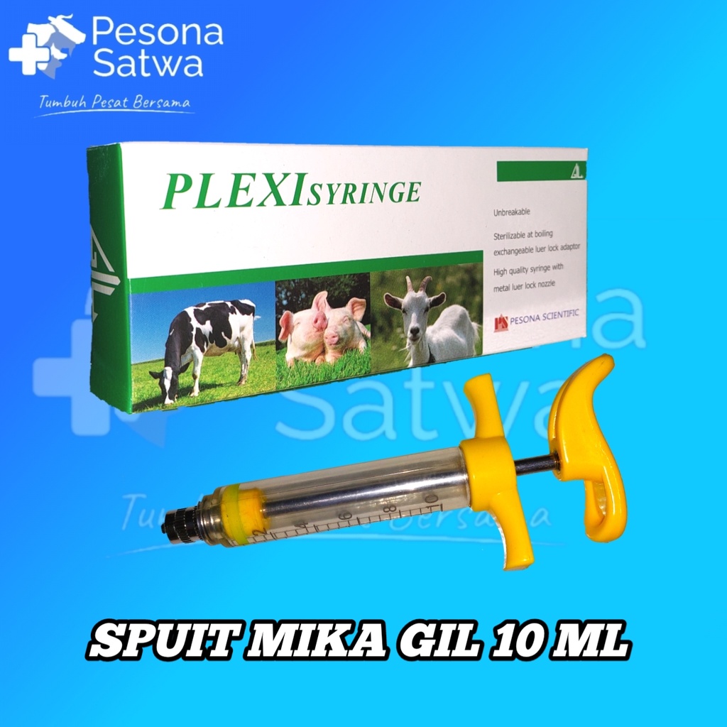 Spuit Mika -Plexi Syringe- 10ml GIL