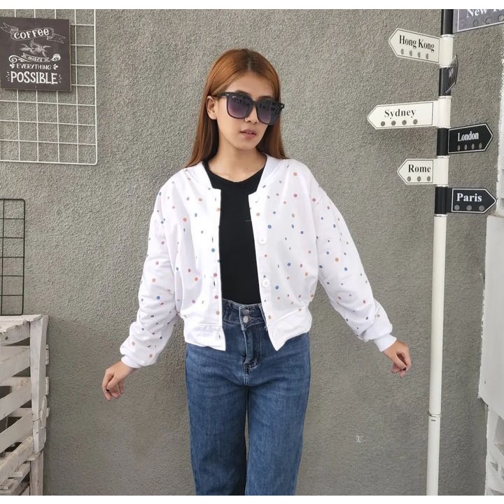 Sweater Outher VANILLA VOLKA Oversize Kardigan Outerwear Wanita Korean Style Fashion Terkini Kekinian Style Kasual Girly