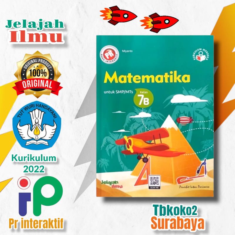 Jual BUKU PR INTERAKTIF MATEMATIKA SMP KELAS 7 SEMESTER 2 LKS INTAN ...