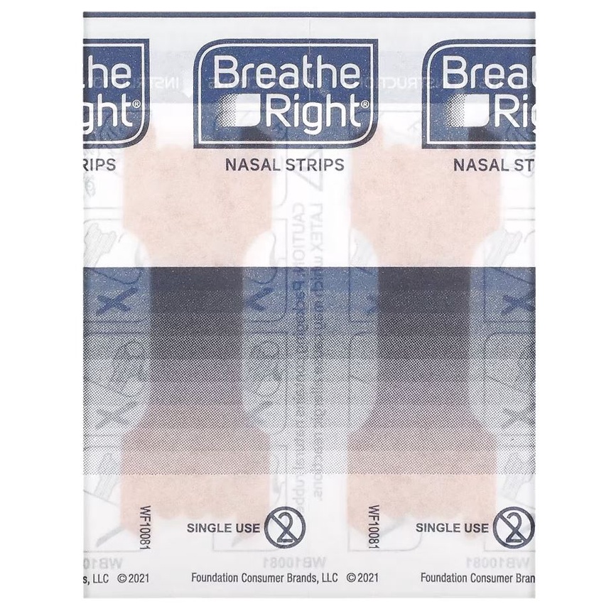 Breathe Right Extra Strength Nasal Strip 26 Tan Strips Legakan Hidung Tersumbat Cegah Ngorok ORI USA