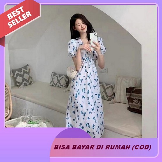 Dress Wanita Dewasa Korean Style Natal Kondangan Elegan Kekinianperempuan Pesta Remaja Mewah Casual 