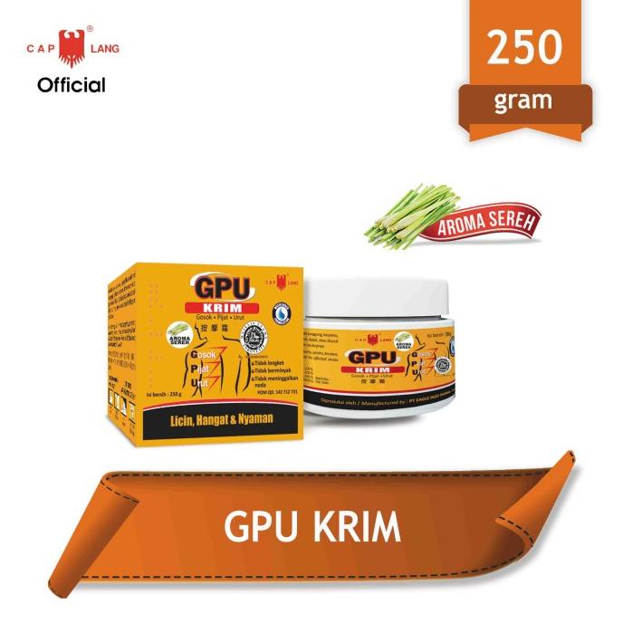 

[BISA COD] Cap Lang GPU KRIM SEREH 250 GR