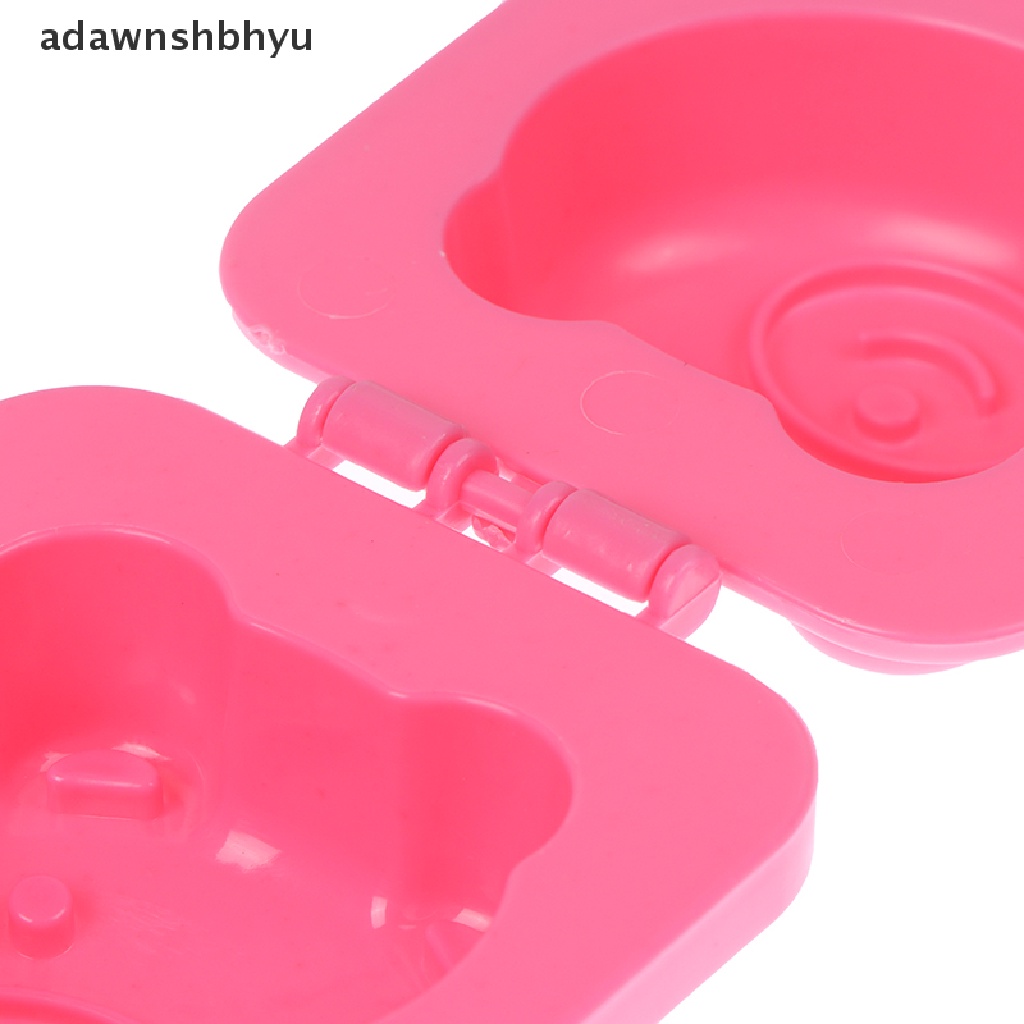 Adawnshbhyu 2 Pcs Cetakan Telur Rebus Cetakan Telur Kartun Lucu 3D Egg Ring Mold Bento Maker Cutter Egg Tool ID