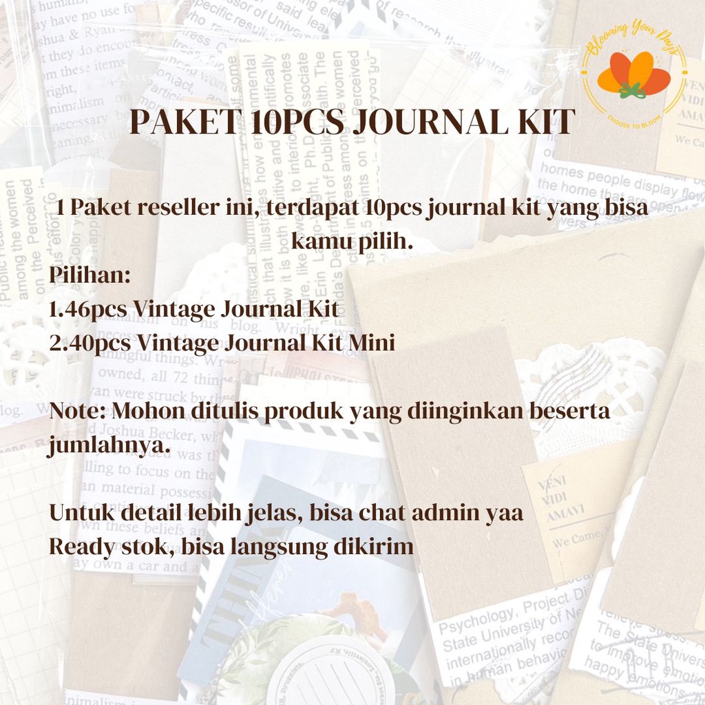 

RK Bloomingyourdays paket reseller journal kit vol. 1