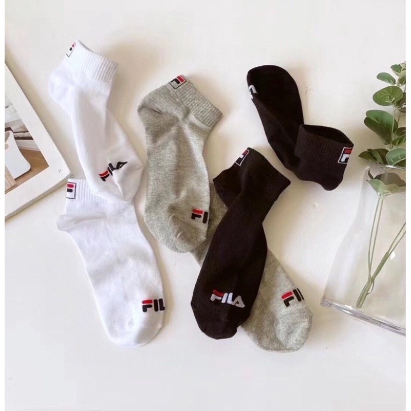[TERMURAH] kaos kaki 2psg UN*QLO / kaos kaki 3psg F*LA anti bacterial dan anti bau