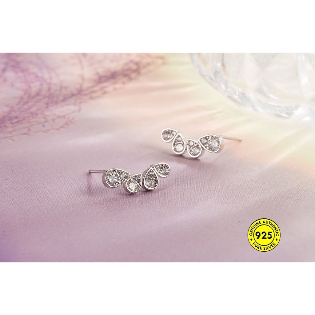 Anting Tetesan Air Bor Gang Bentuk Pir U1301