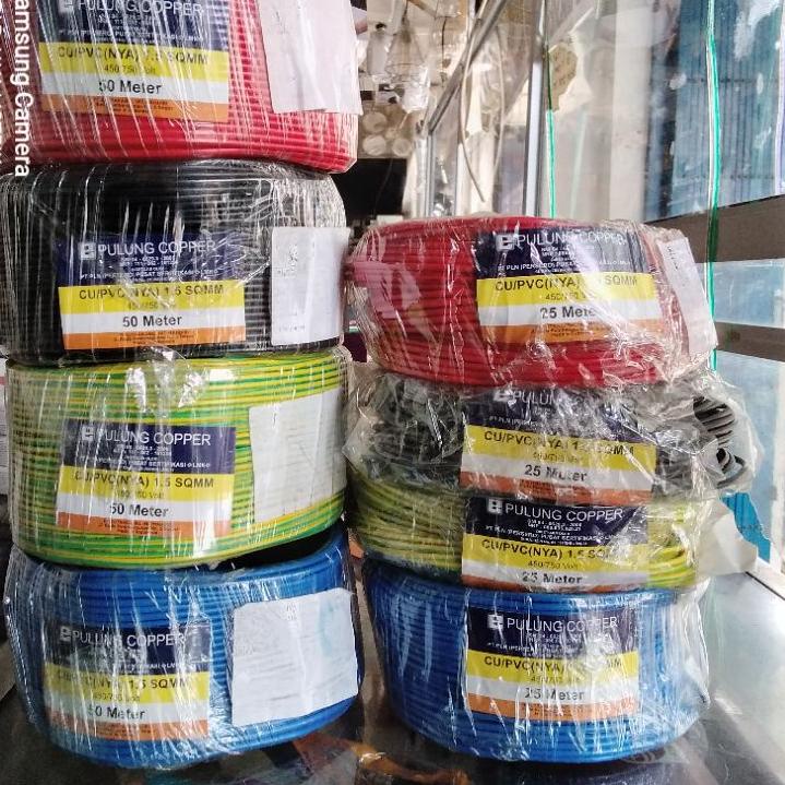 Kabel NYA Pulung 1.5 mm SNI LMK Panjang 25M & 50M
