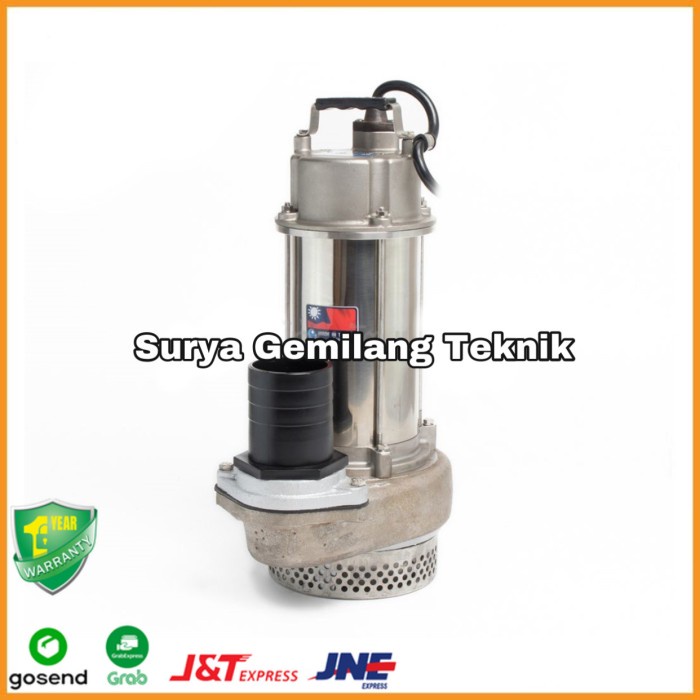Pompa Celup Air Kotor Stainlees Steel Showfou Sq-112N 1Hp Submersible