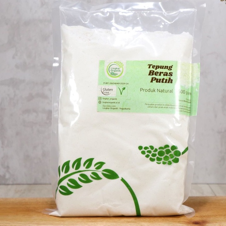 

Lingkar Organik - Tepung Beras Putih Organik 500gr Mpasi Balikpapan