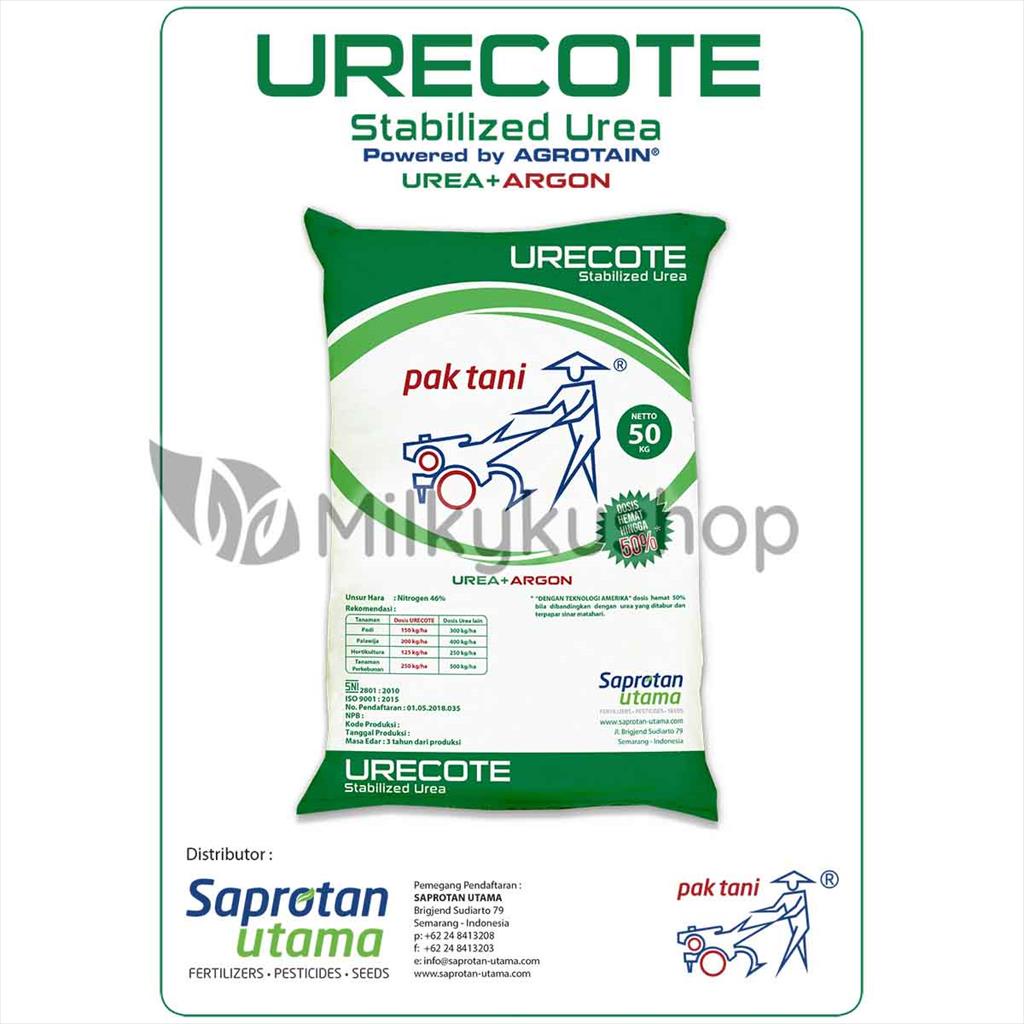 PUPUK PAK TANI URECOTE 50 KG KP UREA ARGON VIA GOSEND GRAB