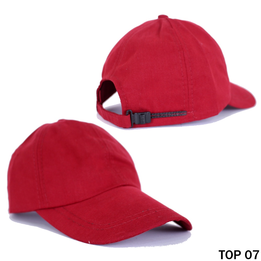 GIOFLO Topi Terkini Keren Distro Maroon / TOP 07