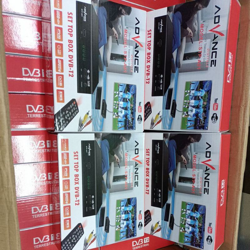 STB set top box advance STP A01 garansi advance
