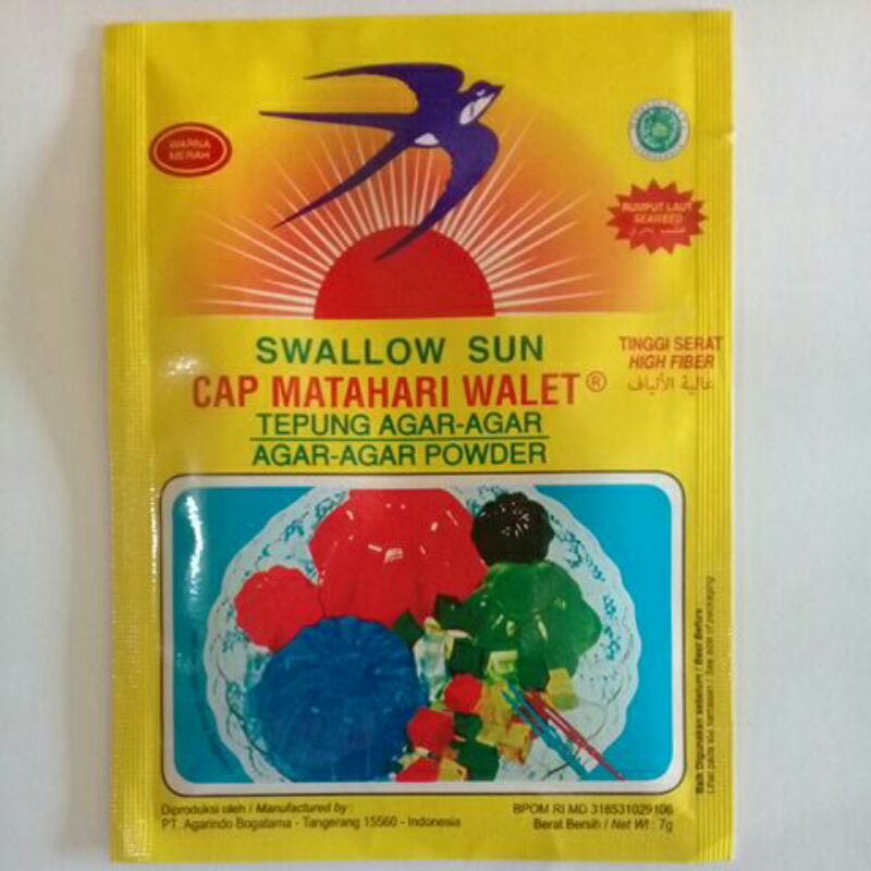 

~MOS~ Tepung Agar Agar Swallow. Agar Agar Powder Swallow