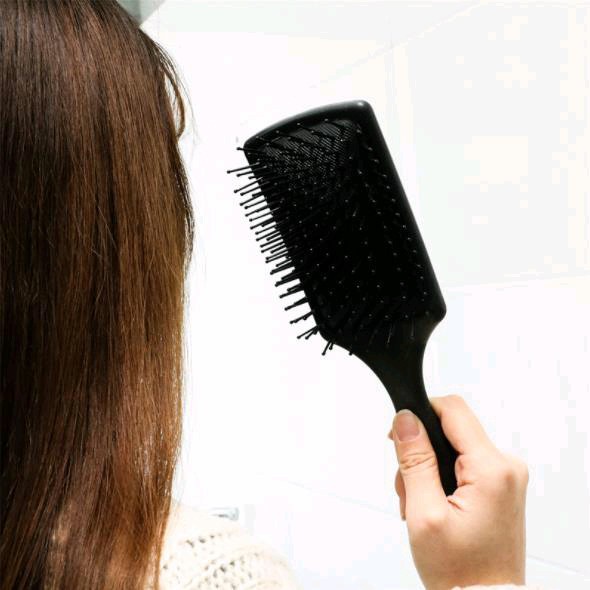 Nama - Sisir Rambut Detangler hitam polos/sisir anti kusut/sisir anti rontok