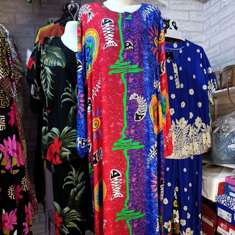 DASTER BATIK BANDUNG MODEL STELAN CP DAN  GAMIS