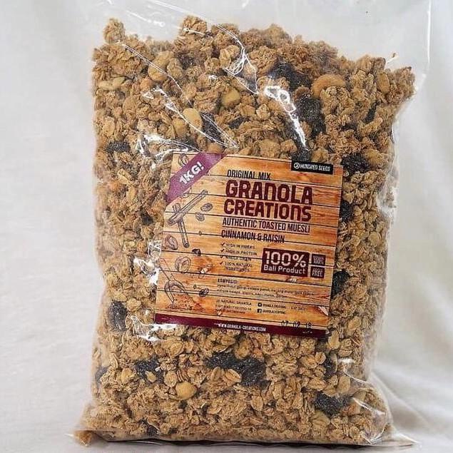 

Granola Creations Cinnamon And Raisin 1 Kg 096