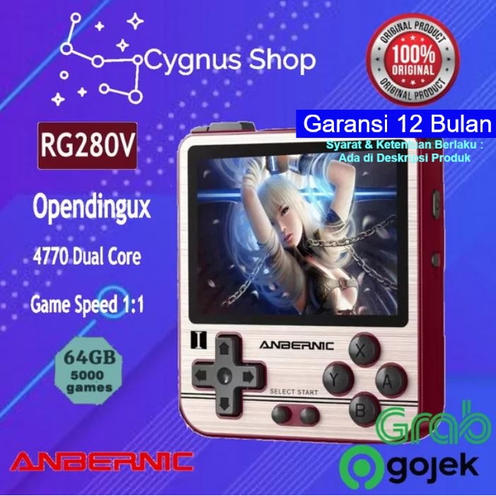 ANBERNIC RG280V Retro Video Game Console Handheld Portbale Mini