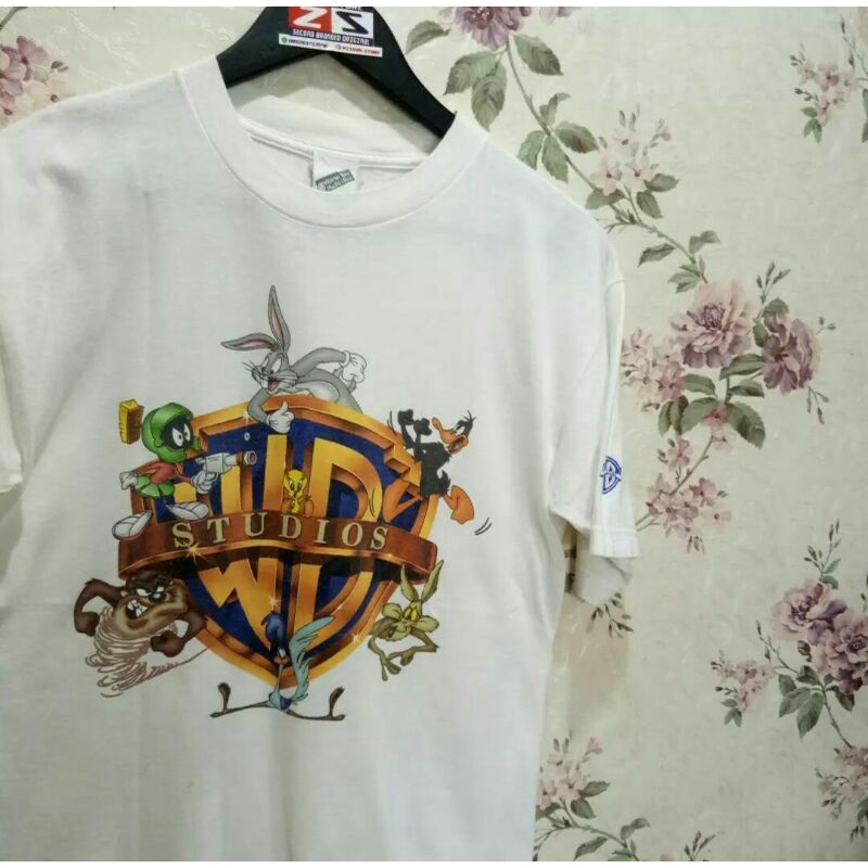 KAOS PENDEK WARNER BROS STUDIOS ©️1999 VINTAGE TEE