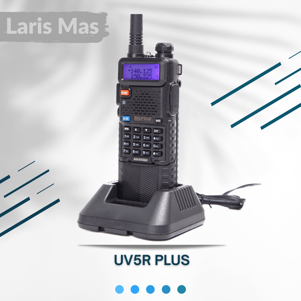 Radio Komunikasi HT Bofeng UV5R UV 5R Plus 8 Watt 8W Dual Band