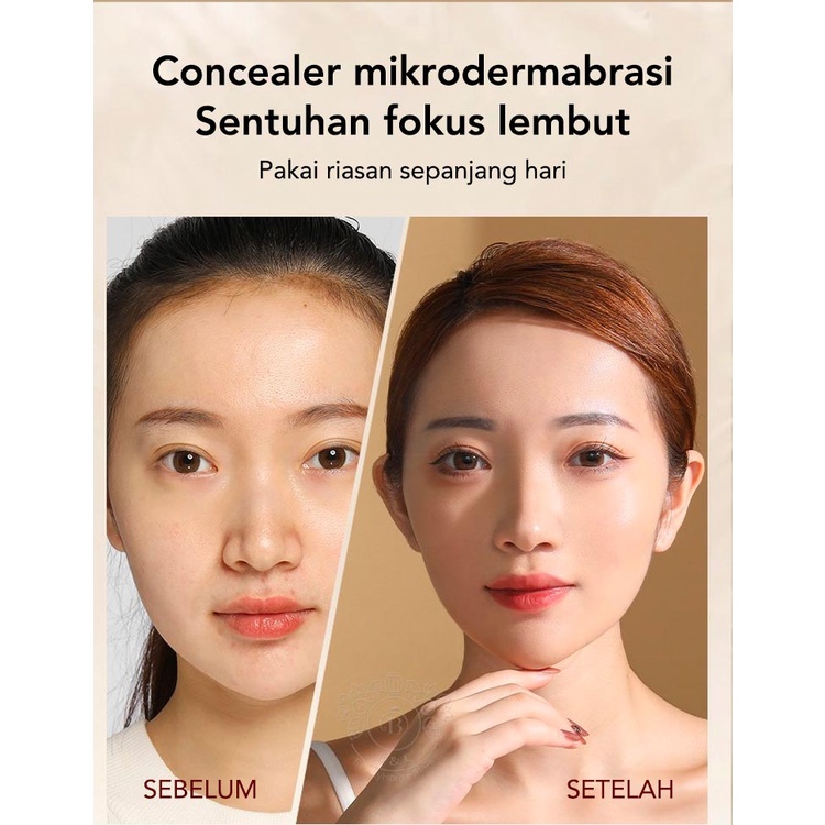 Korea Selatan Quran TFIT 3 Warna Concealer Full Cover Cream Concealer Matte Cover Lingkaran Hitam Palet Concealer