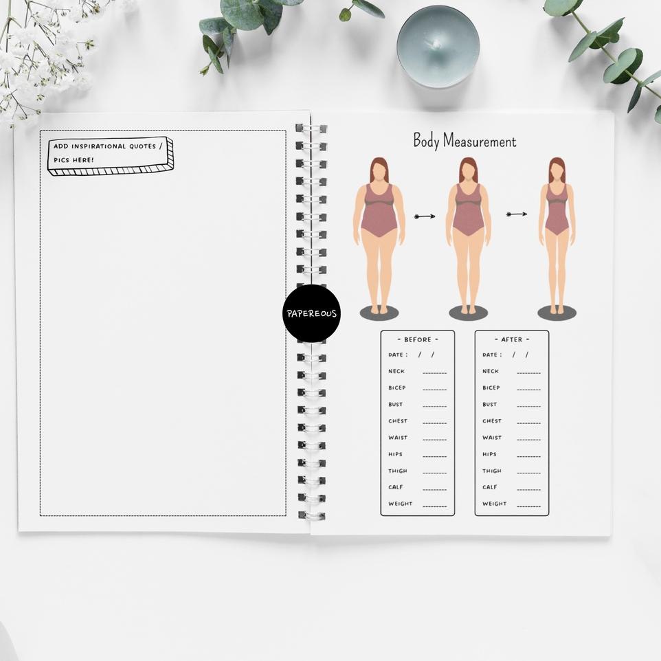 

[F(9)Q ☎] FITNESS JOURNAL / WORKOUT PLANNER / WEIGHT LOSS TRACKER - REMEMBER WHY YOU STARTED-trending