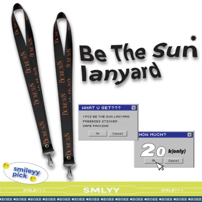LANYARD BE THE SUN (READY STOK)