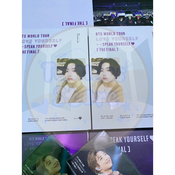 READY DVD LOVE YOURSELF : SPEAK YOURSELF THE FINAL FULLSET UNSEALED RPC JUNGKOOK JK LYS SYS