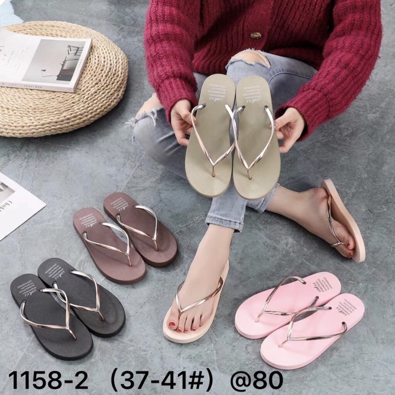Sandal wanita sandal karet wanita jepit sandal slop sandal cewe sandal wanita import Sandal Wanita K