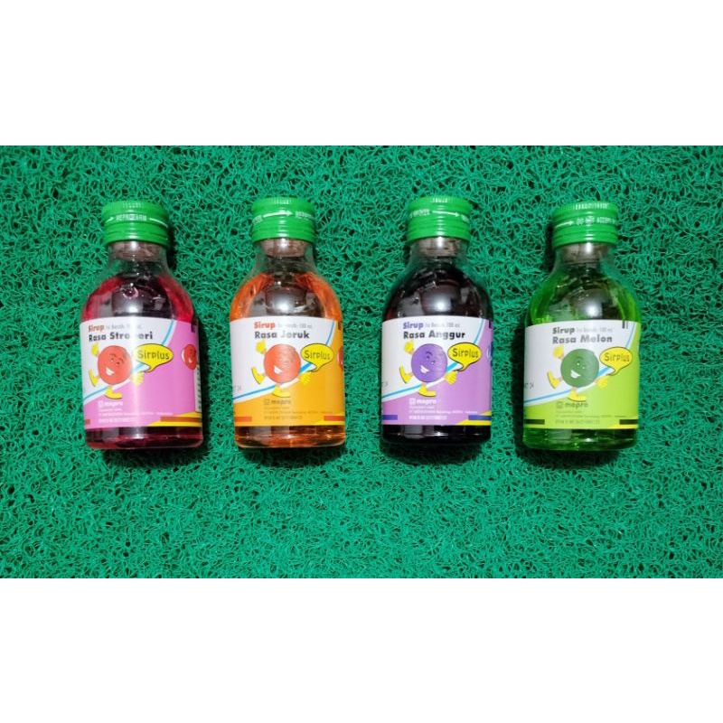 

Sirplus Sirup Rasa Buah 100 ml - Sirup Rasa buah untuk minum obat - Apotek Embun