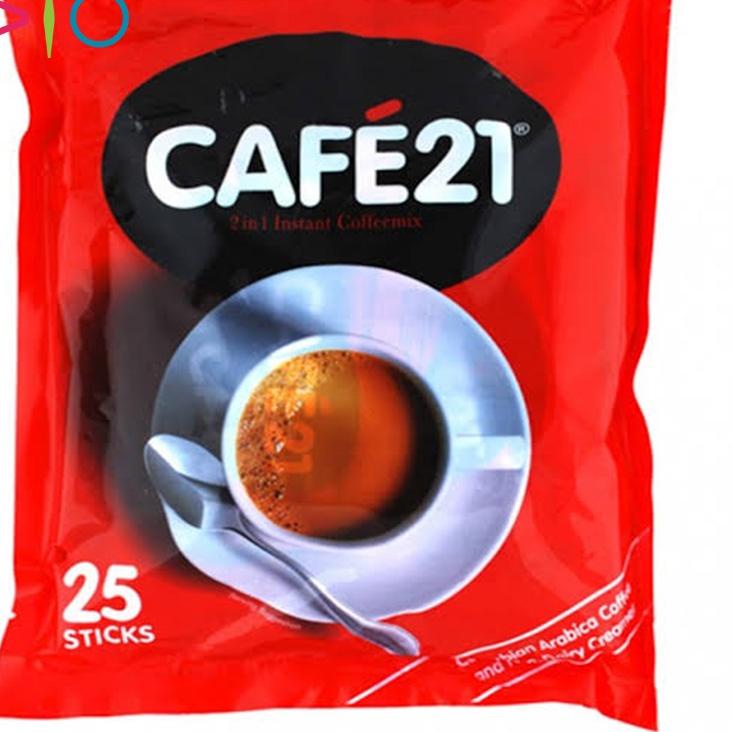 

[KODE PRODUK 0I8NI3895] Cafe 21 Coffee mix 2in1 / Cafe21 Kopi 2 in 1 Tanpa Gula ( No Sugar Added )