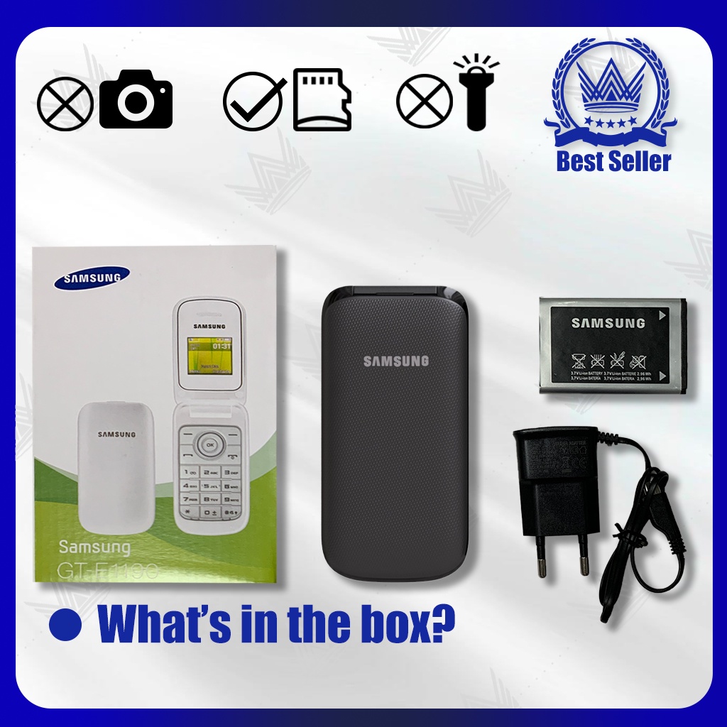 Samsung Lipat E1190 GSM 2G mobile phone Flip phone Bluetooth phone