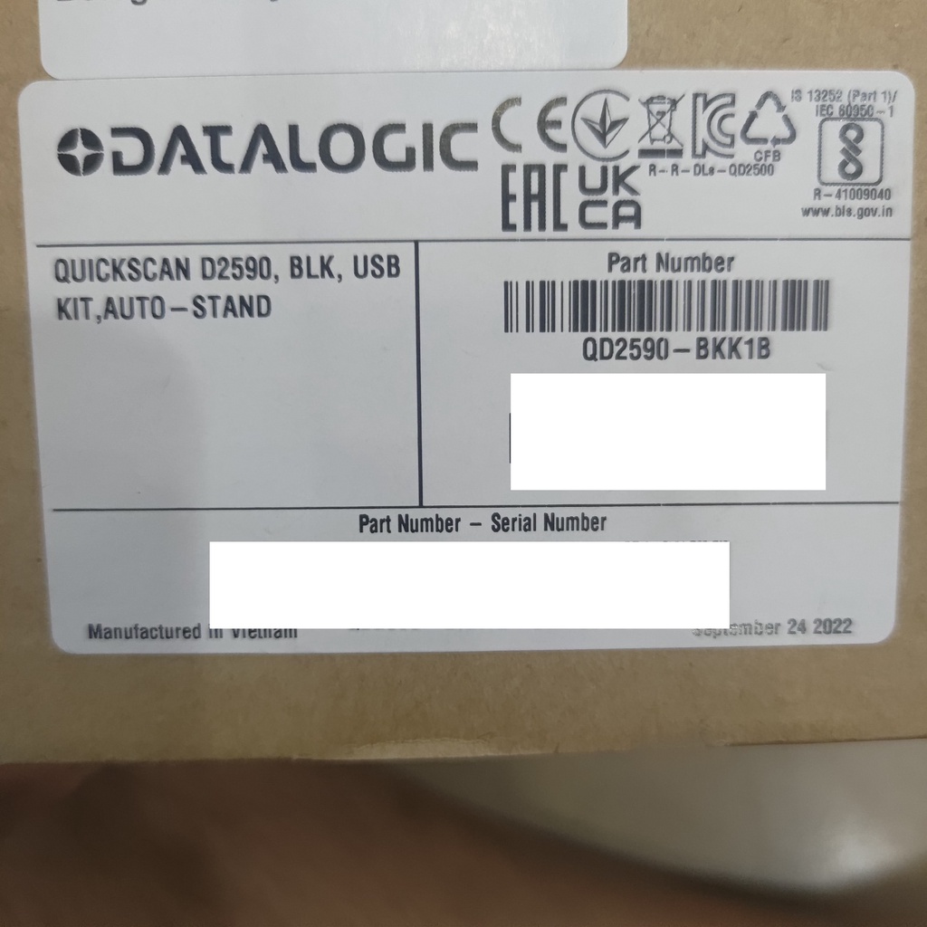 Barcode Scanner 2D USB Datalogic QD2590 QD-2590 D2590 Data Logic