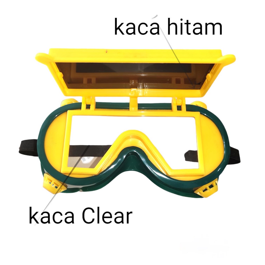 Kacamata Las Google Buka tutup/kacamata safety las buka-tutup