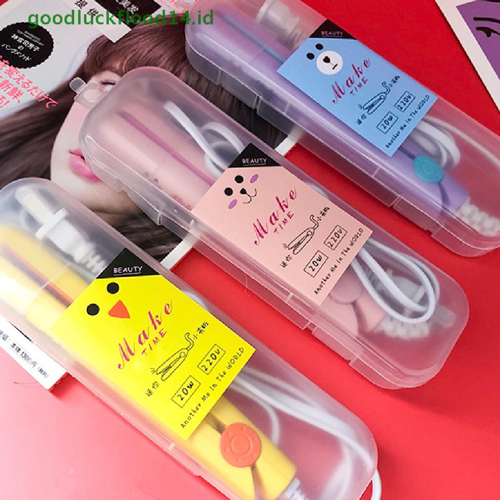 [GOOGFOUR] Catokan Rambut Mini Curling Bar Lurus Roll 2in1 Splint Perm Mini Kartun [TOP]